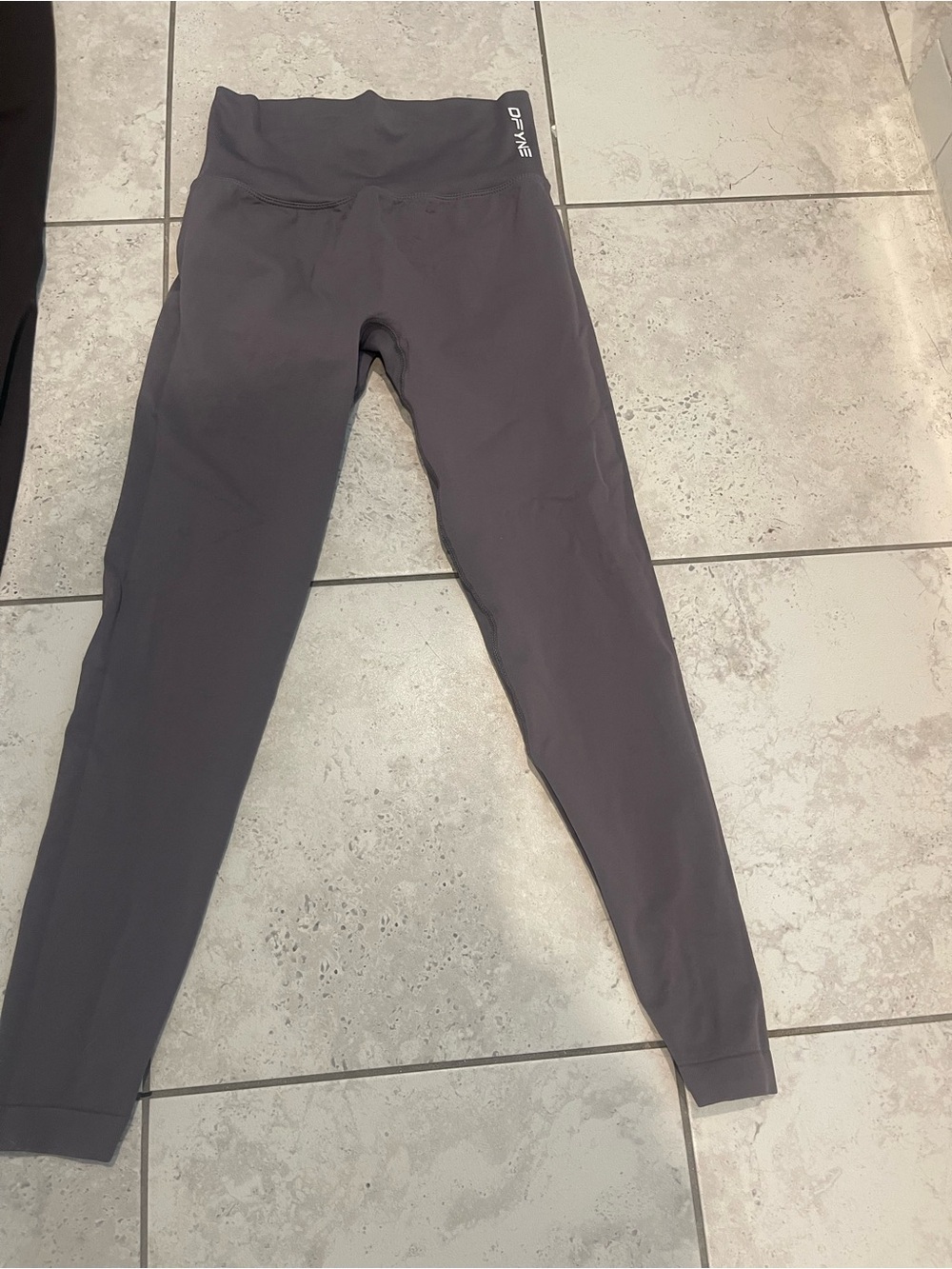 Kids High-Rise Charcoal Performance Leggings